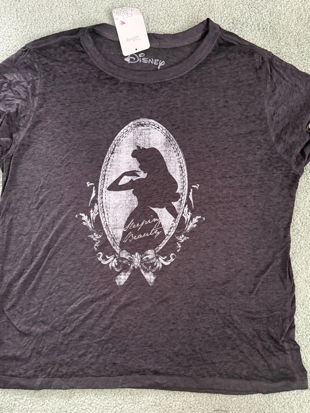 Disney Black Sleeping Beauty Silhouette Tee